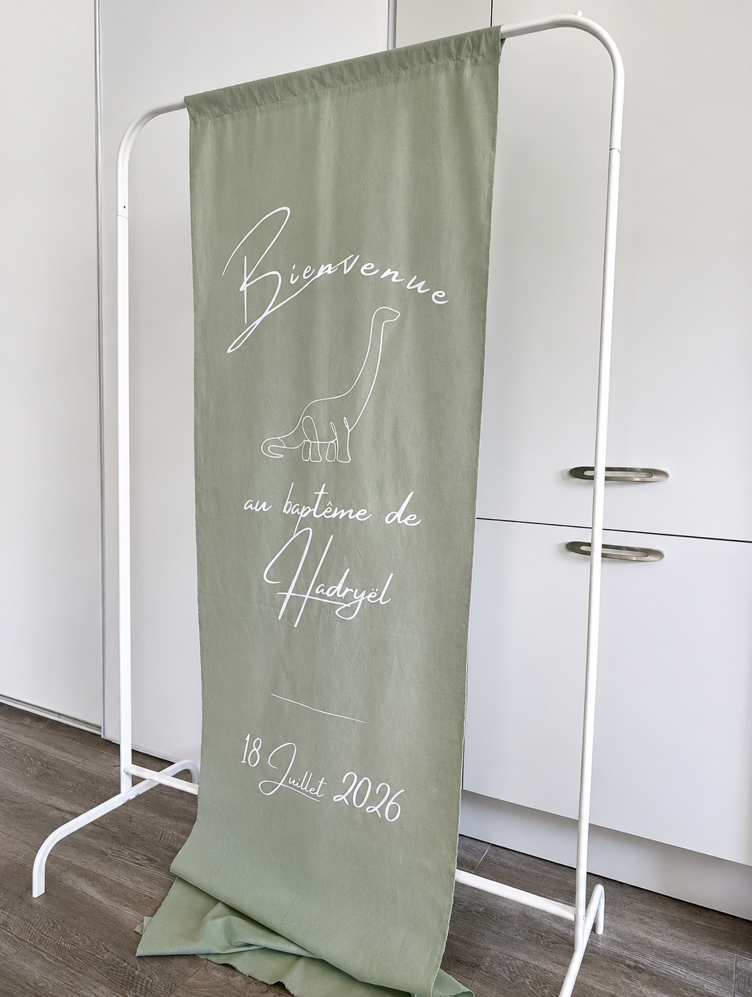 Panneau de Bienvenu tissu