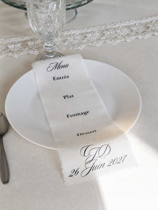 Menus tissu