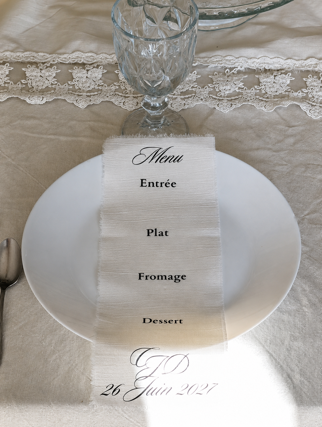 Menus tissu