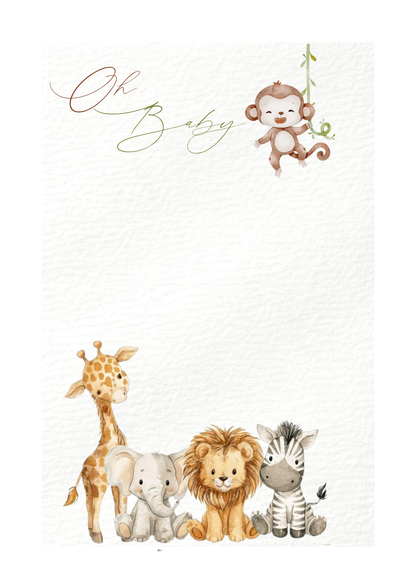 Carte de présentation cadeau invité